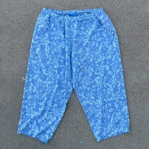 Blueginger Floral Pants hibiscus size XL preloved great condition lightweight